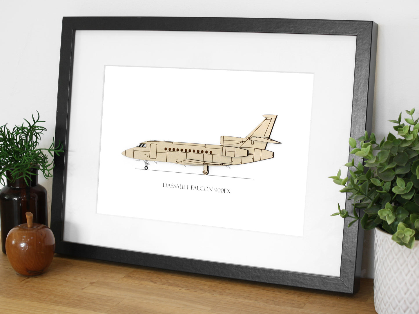 Dassault Falcon aviation art