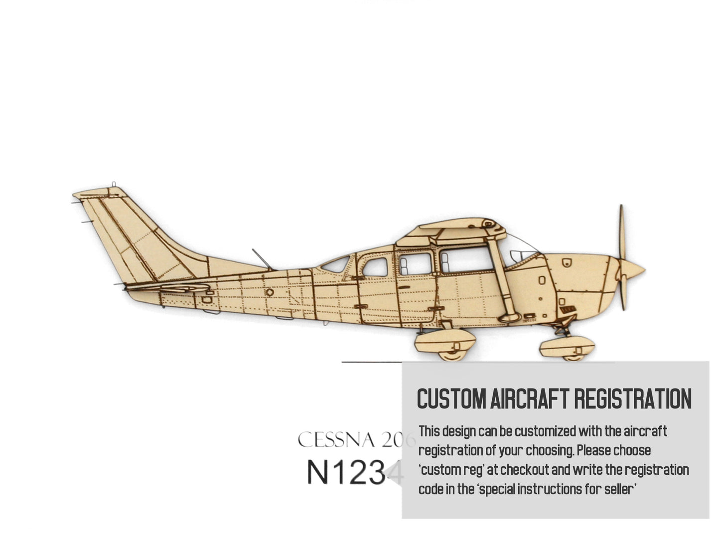 Cessna 206 custom aviation gifts