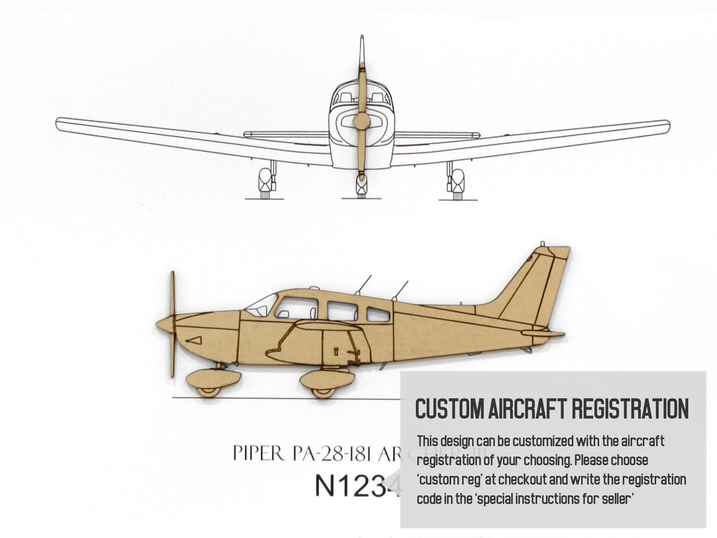 Piper PA-28-181 Archer III custom aviation gifts