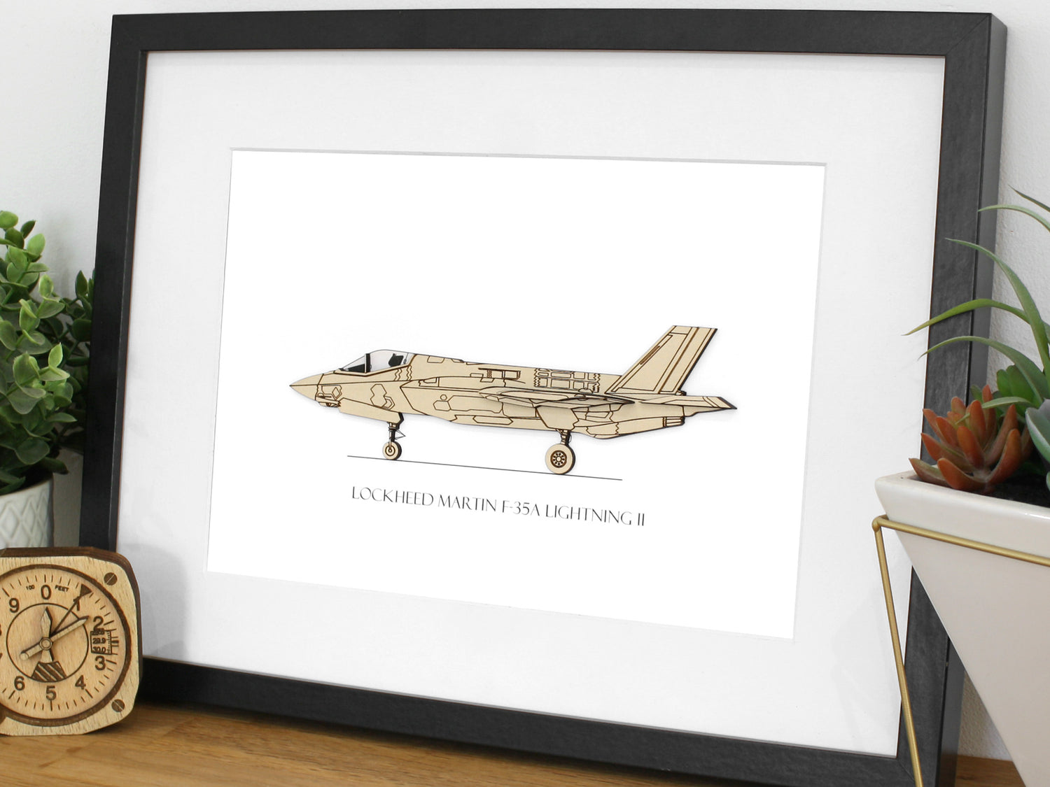 Lockheed Martin F-35A Lightning II Aviation Art | Laser Cut Wood ...