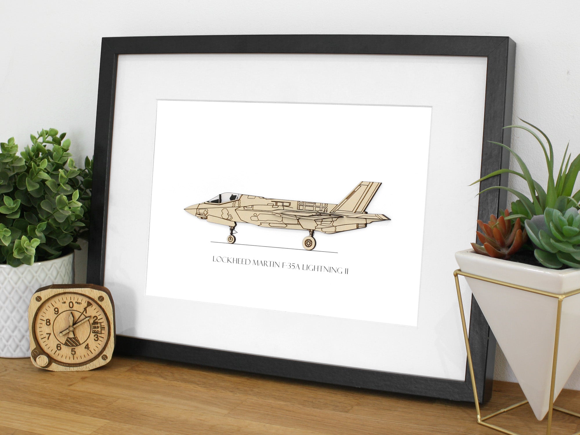 Lockheed Martin F-35A Lightning II Aviation Art | Laser Cut Wood ...