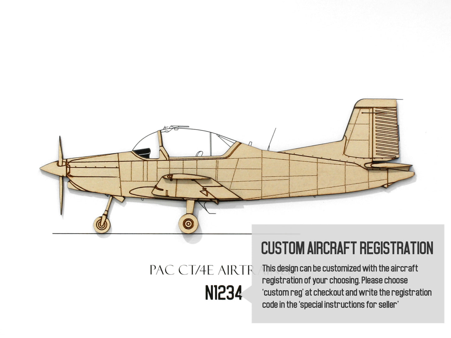 PAC CT-4E Airtrainer aviation gifts