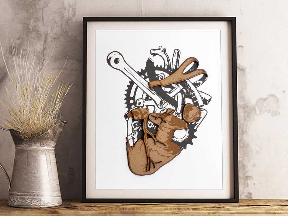 cycling gift home decor