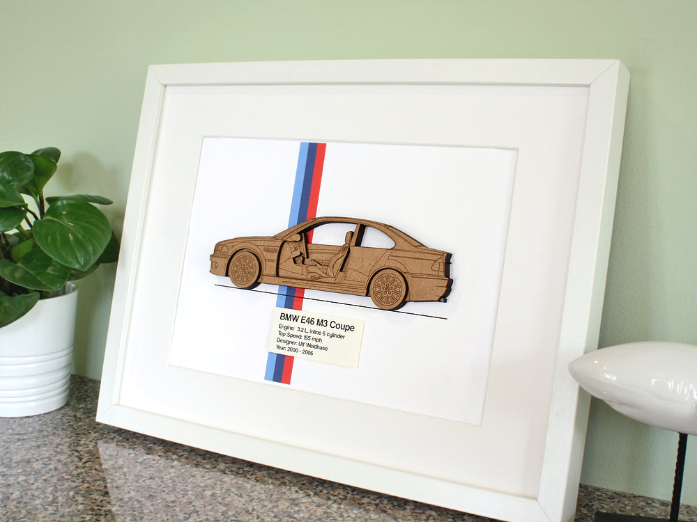 BMW M3 E46 decor wall art