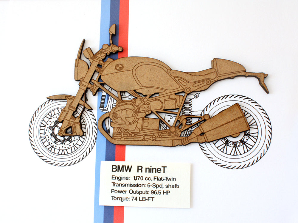 BMW R nineT wall art, gifts
