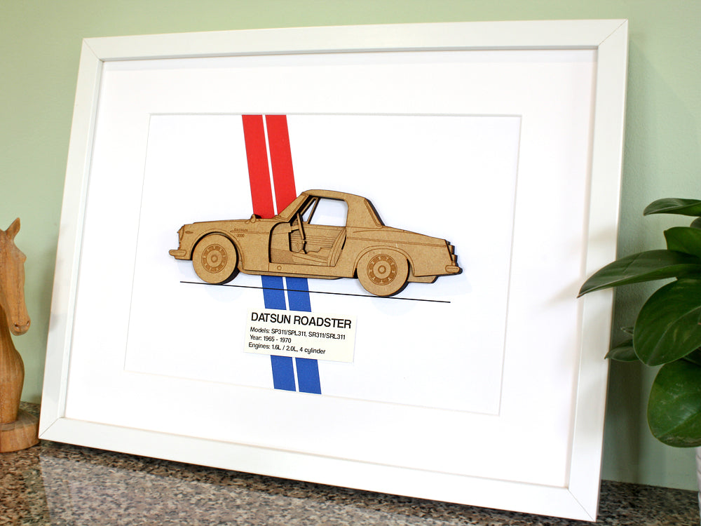 datsun roadster gift, datsun art