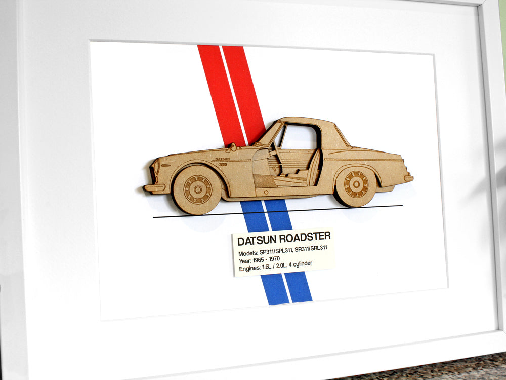 Datsun Roadster blueprint art