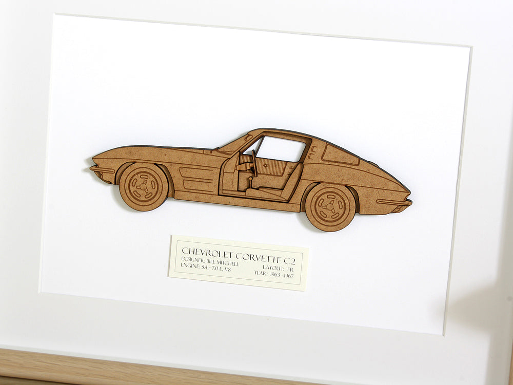 Corvette C2 art gift