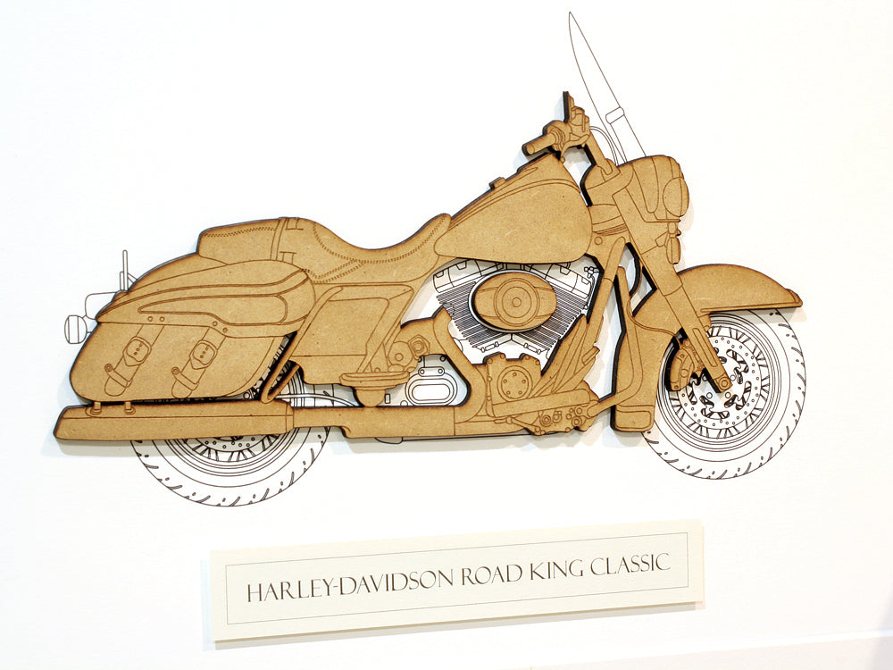 Harley Davidson Road King Classic art gift
