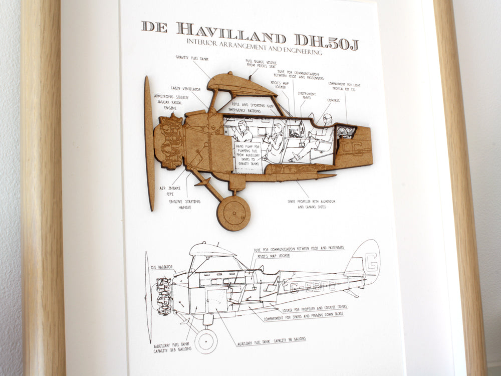 Biplane wall art, aviation decor, pilot gift