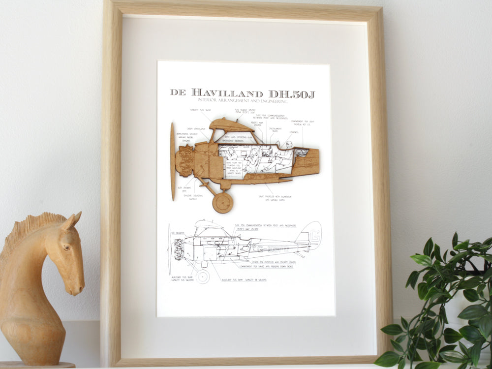 Biplane wall art, aviation decor, pilot gift