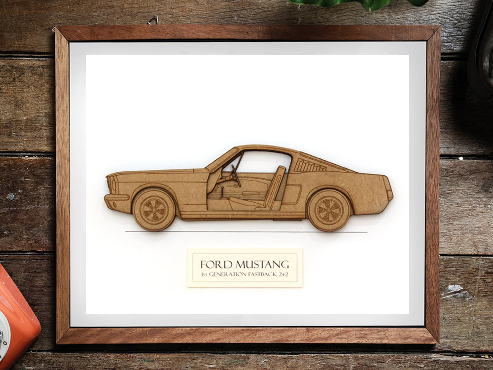Ford Mustang Fastback gift, Mustang Fastback Art