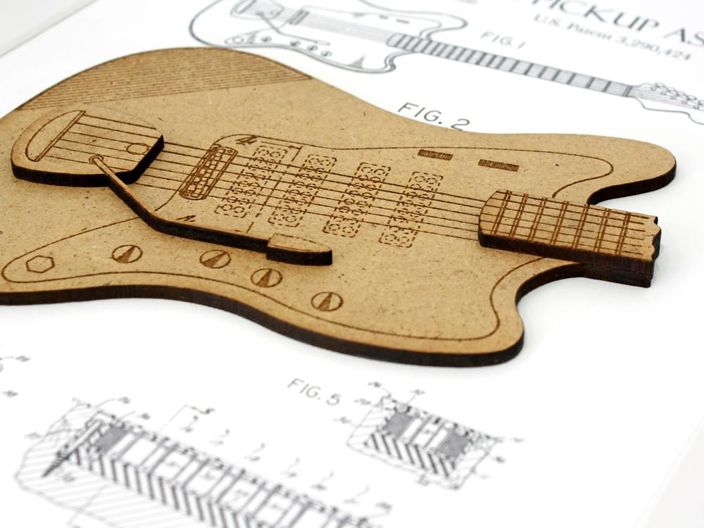 guitarist gifts, electric guitar patent art