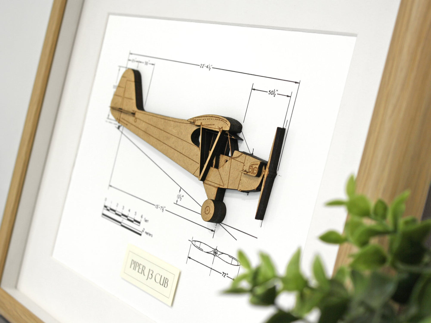 Piper J-3 Cub aviation art gift