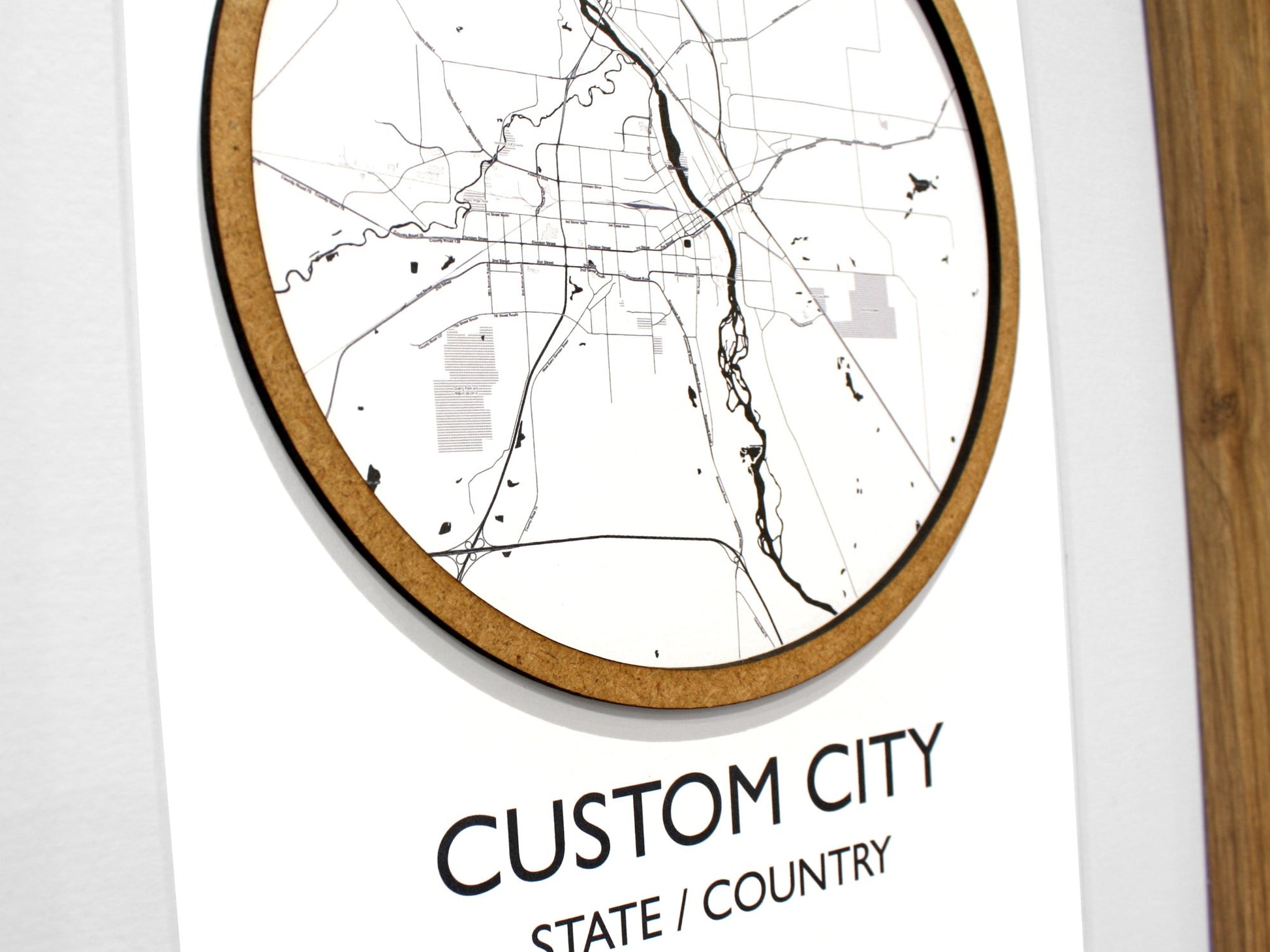 custom town map art