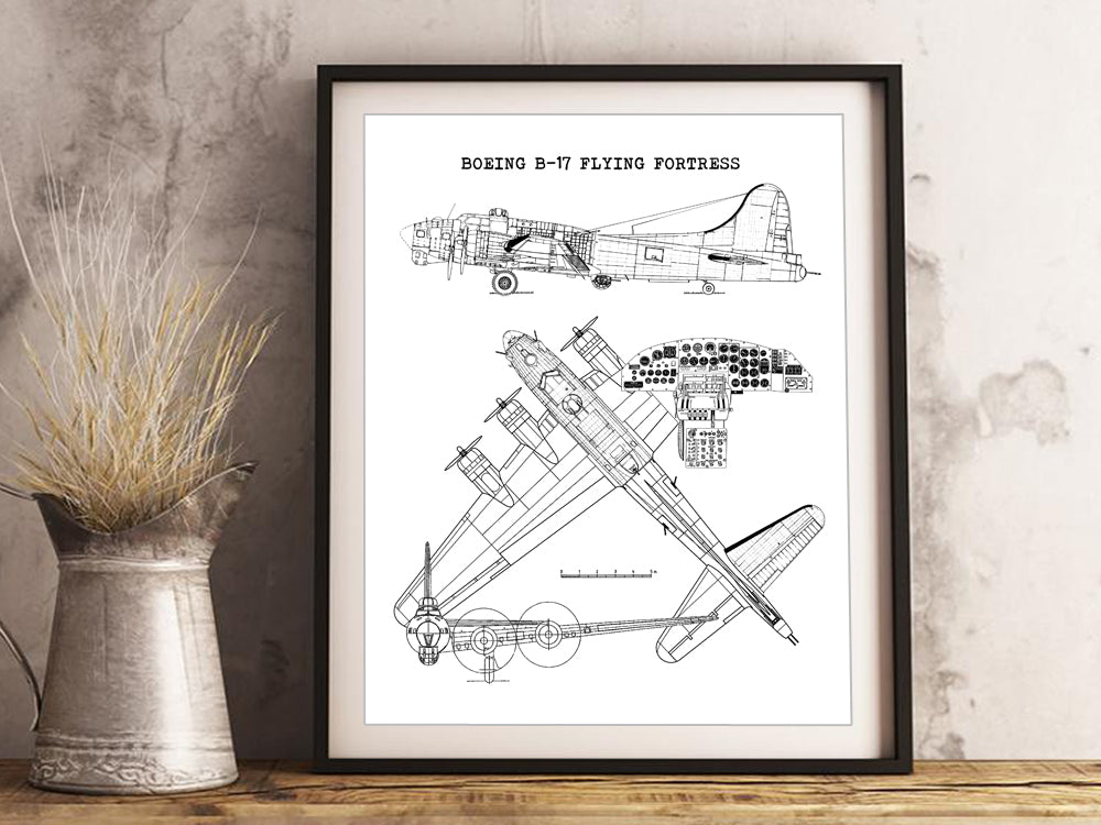 B-17 Flying Fortress art gifts