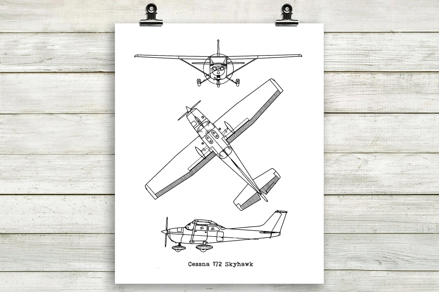 Cessna 172 Skyhawk print